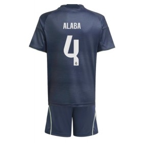 Baby Fußballbekleidung Real Madrid David Alaba #4 Auswärtstrikot 2025-26 Kurzarm (+ kurze hosen)